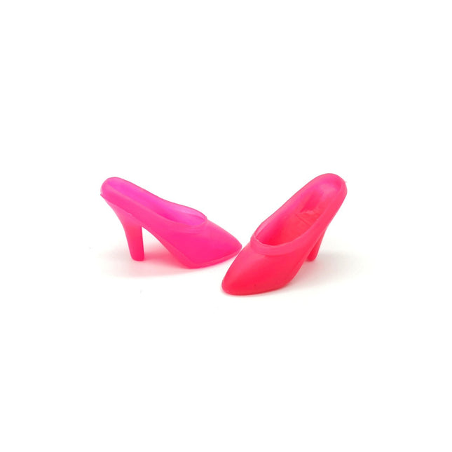 Pink Mule Pump Shoes Pointy Heels – for 11" Doll Casual Fashion (Pre-Owned)
