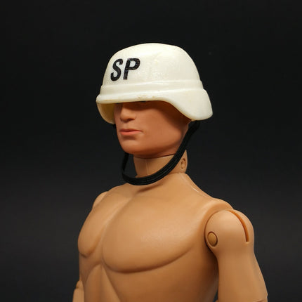 1/6 Scale White "SP" Helmet Shore Patrol – for 12" Figure (Pre-Owned)