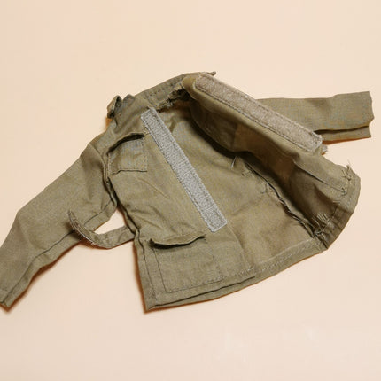 1/6 Scale GI Joe Green Long Sleeves Shirt Tunic Top – Soldier Clothes (Pre-Owned)