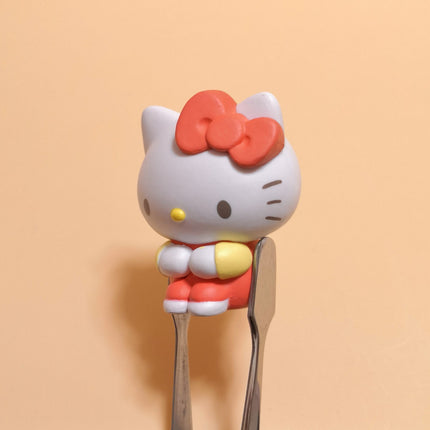 Sanrio Hello Kitty Sad Sitting & Waiting 2.5" Figure (2022, Pre-Owned)