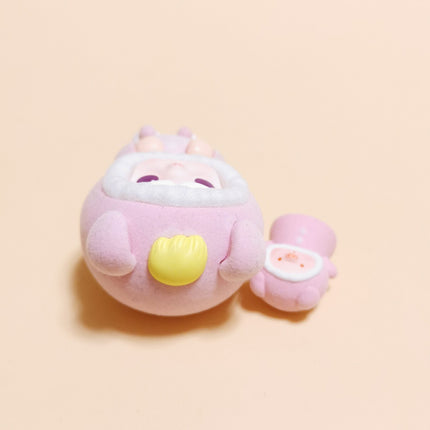 Pop Mart Minico Fantasy World Piggy – 2.5" Flocked Figure (Pre-Owned)