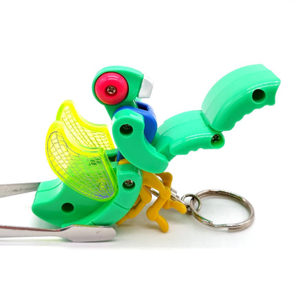 GEO INSECT MANTIS Transforming 2" Mini Figure KEYRING 90s Toy Collectible Rare
