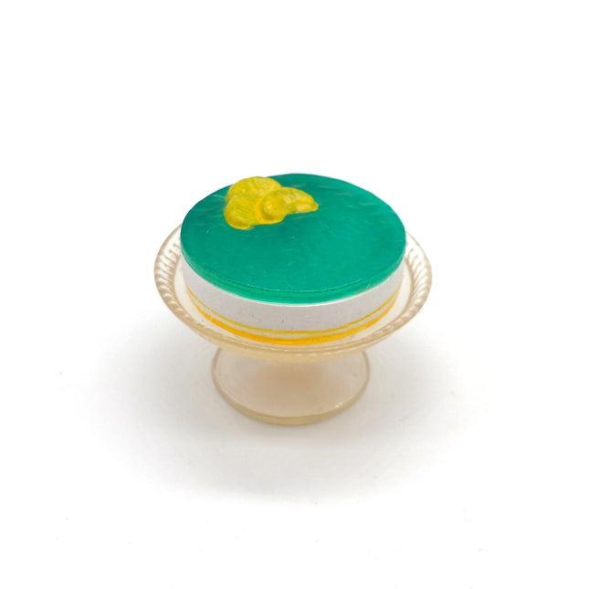 Re-Ment Miniature Grapefruit Mousse Cake with Stand – Party Dessert (Pre-Owned)