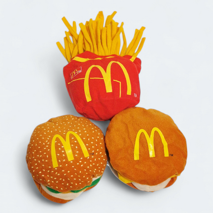 Hello Kitty & Dear Daniel Reversible Plush – McDonald’s Food Lot of 3 (2002) (Pre-Owned)