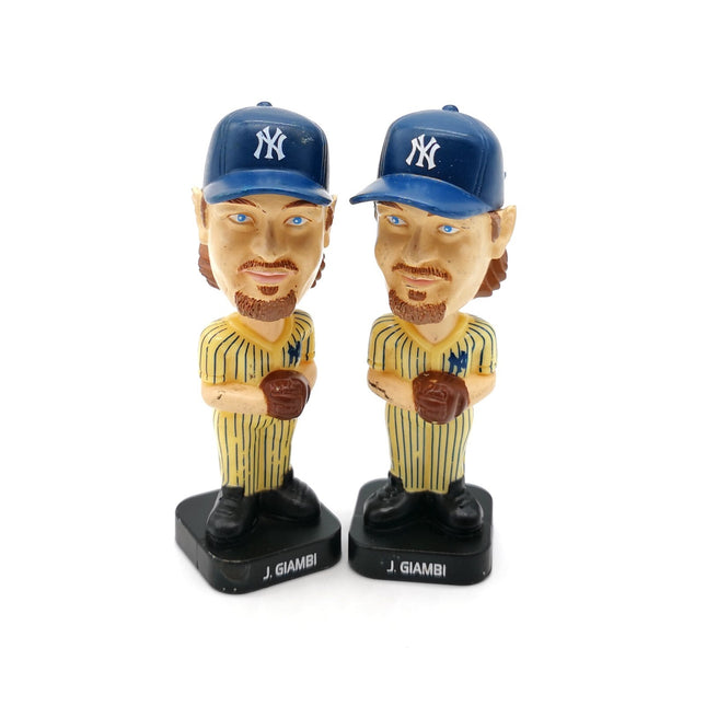 MLB New York Yankees Jason Giambi – 3" Bobblehead Lot of 2 (2002, Pre-Owned)