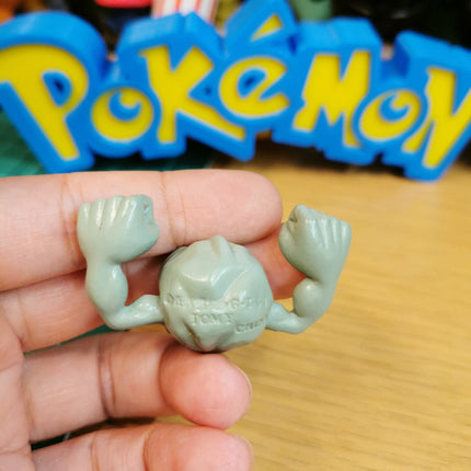 Vintage TOMY Pokemon Geodude 2" Mini Figure – CGTSJ (Pre-Owned)