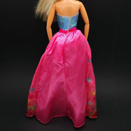 Mattel Barbie Floral Gown – Cut N Style Princess Outfit (Pre-Owned)
