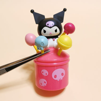 Sanrio Kuromi with Lollipop – 4" Storage Box (7-11, 2012) (Pre-Owned)