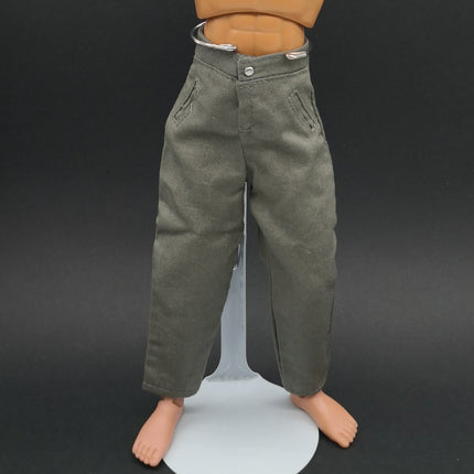 1/6 Scale Gray Pants Trouser – for 12" Action Figure (Pre-Owned)