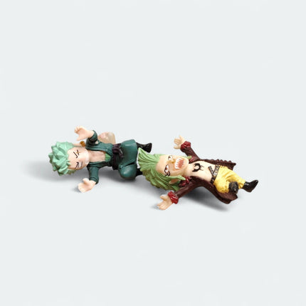 One Piece ZORO & BARTOLOMEO 1.5" Mini Figure Anime Japan Toy Collectible Bandai