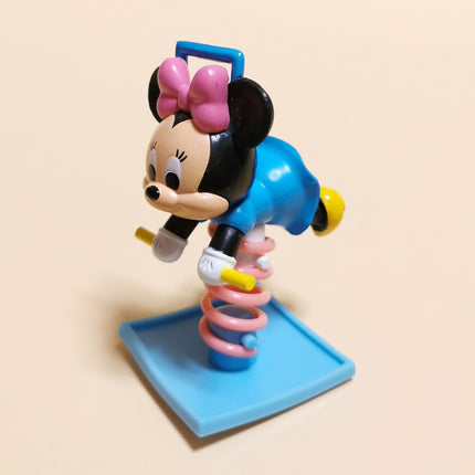Minnie Mouse Playground Spring Rider 3" Miniature – Dollhouse Toy (Pre-Owned)