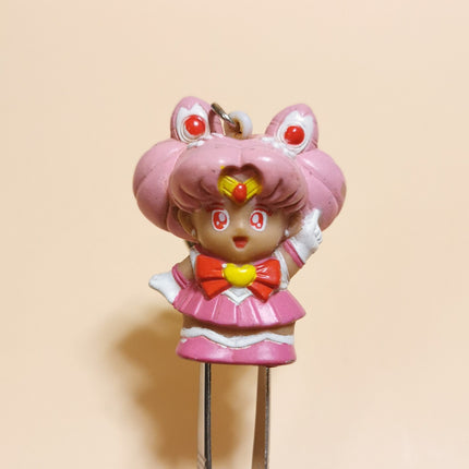 Vintage 1994 Bandai Sailor Moon Chibi Moon 1.75" Keychain – Anime (Pre-Owned)
