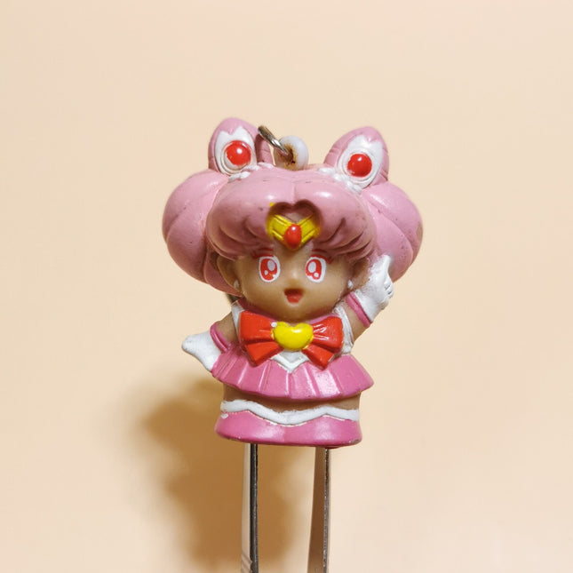 Vintage 1994 Bandai Sailor Moon Chibi Moon 1.75" Keychain – Anime (Pre-Owned)