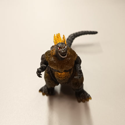 BURNING GODZILLA 2.5" Mini Figure HG Gashapon Toy Miniature Collectible Bandai