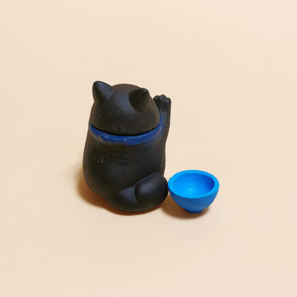 Chubby Black Shiba Inu Puppy Dog 1.25" Mini Figure – Dollhouse Animal (Pre-Owned)