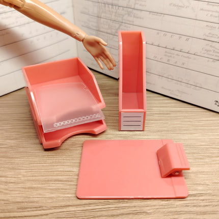 Pink Desktop Organizer 1.75" – Dollhouse Stationery by Epoch (Pre-Owned)