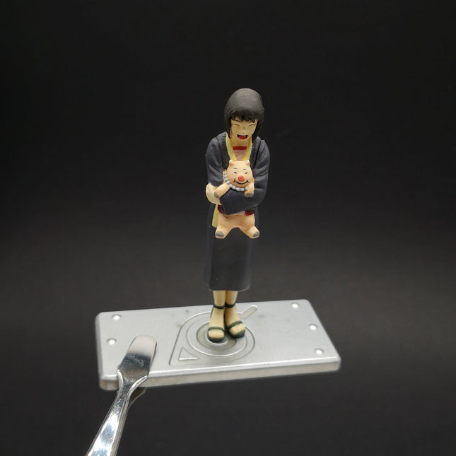 Naruto Ningyo SP Shizune & Pig 3" Mini Figure – Bandai 2005 (Pre-Owned)