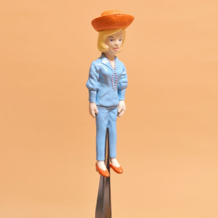 THUNDERBIRDS LADY PENELOPE WARD 3" Mini Figure Plastic Toy Gerry Anderson Yujin
