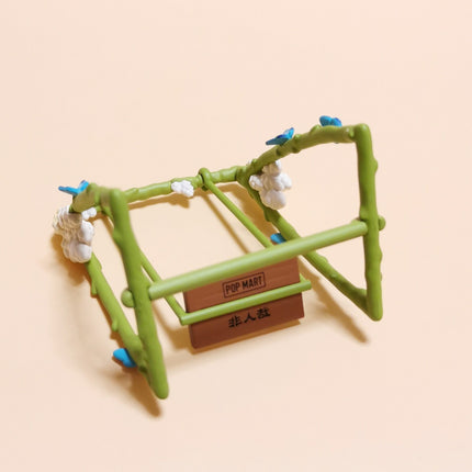 Miniature Green Vine Swing Set – 3.5" Playground (Pop Mart) (Pre-Owned)