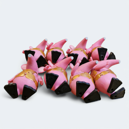 The Clangers Family Major Clanger – 2" Figure Lot of 7 (Rare, Pre-Owned)
