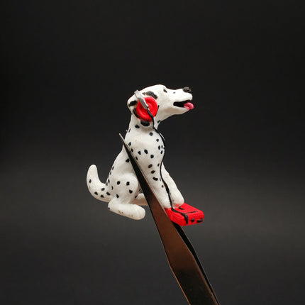 Vintage Puppy In My Pocket Dalmatian 2" Miniature Dog – Dollhouse Pet (Pre-Owned)
