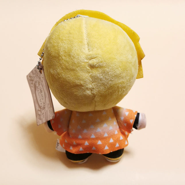 Bandai Demon Slayer Zenitsu Agatsuma – 5.5" Plush Keychain (Japan, Pre-Owned)