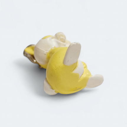 Miss Bunny Yellow Rabbit 1.25" Charm – Disney Zipper Pull by Yujin (Pre-Owned)