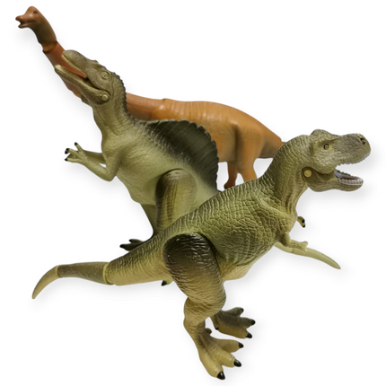 ARTICULATED T-REX BRACHIOSAURUS Lot of 3 Mini Dinosaur Figure Takara Tomy ANIA