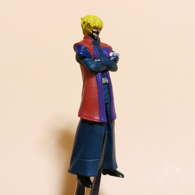 Mobile Suit Gundam 00 Mr. Bushido Graham Aker 2.5" Mini Figure – Trading Toy (Pre-Owned)