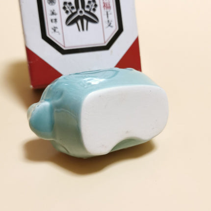 Zodiac Year of Horse – 2" Ceramic Fortune Ornament (Yakushigama, Japan, Pre-Owned)