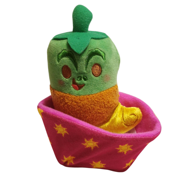 Disney Parks Munchlings Jalapeño Popper 5" Mini Plush – Sensational Snack (Pre-Owned)