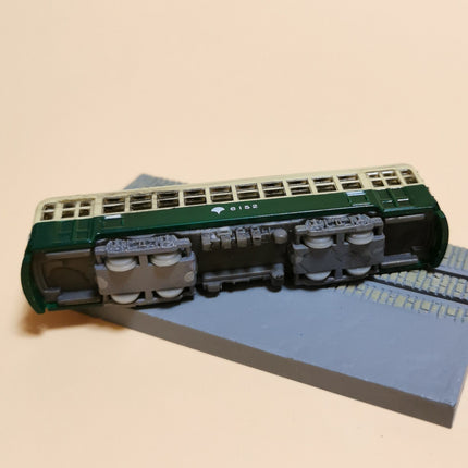 F-Toys 1/150 N Scale Painted Showa Toden Train – 3" Railroad Model (Pre-Owned)