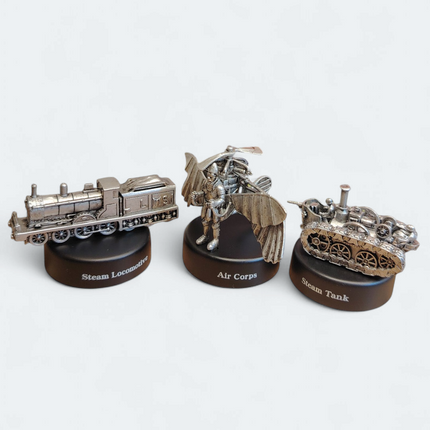 Steamboy Steam Tank Steam Engine Train – 2" Mini Figure (Bandai, Pre-Owned)