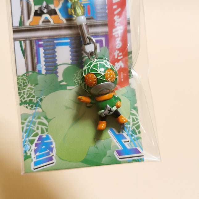 Kamen Rider as Hokkaido Melon Keychain 1" Mini Figure – Rare Collectible (New)