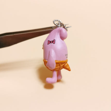 Lot of 4 Colorful Ice Cream Cone Man – 1.5" Mini Figure (Run'A Japan, Pre-Owned)