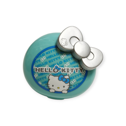 Sanrio Hello Kitty 2" Storage Case – Mirror & Bow Earrings (Pre-Owned)