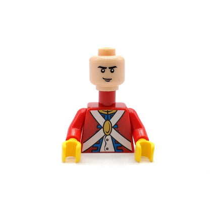 LEGO Pirates Imperial Soldier Uniform – Head & Red Torso poc019 (Pre-Owned)
