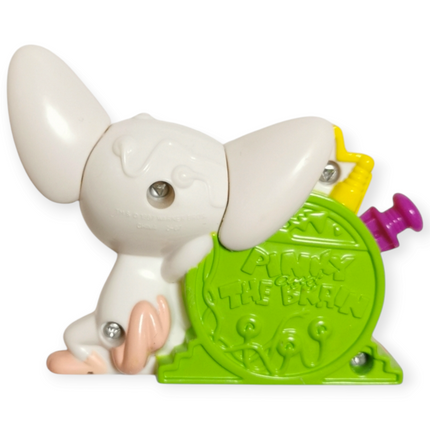 Pinky and the Brain Hypnotizer Wheel – 3" Wendy's Meal Toy (1997, Pre-Owned)