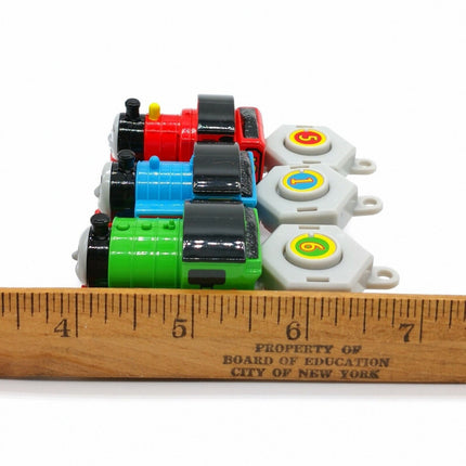 Thomas & Friends 1.5" Mini Train THOMAS JAMES PERCY Figure Push & Shoot Lot of 3