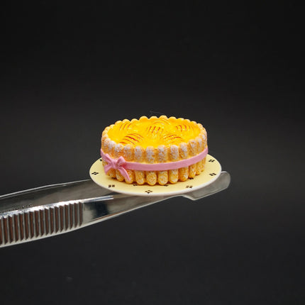 Re-Ment Miniature Charlotte aux Poires Cake – Rare Pastry Dessert (Pre-Owned)