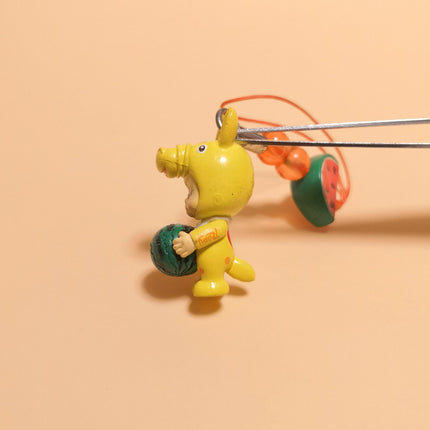 Kewpie Baby as Yellow Rody Watermelon – 1" Keychain (Rose O'Neill, Pre-Owned)