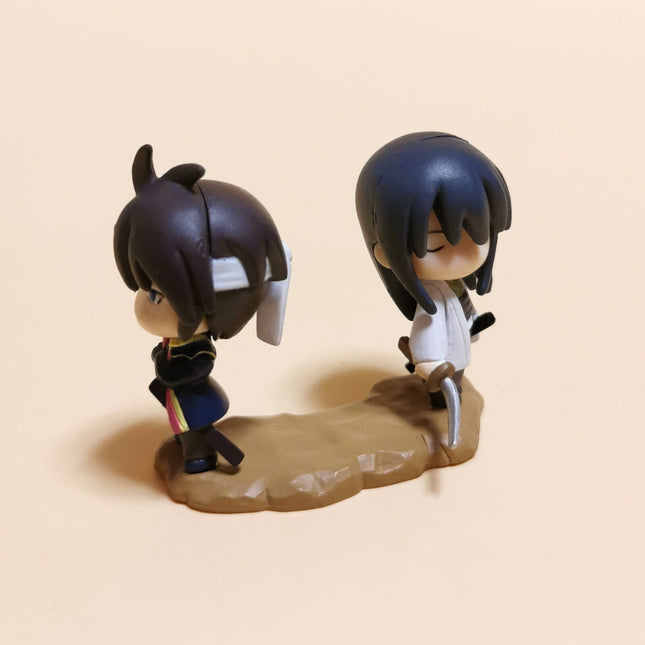 Bandai GINTAMA TAKASUGI & KATSURA 1.5" Mini Figure Anime Toy Collectible Loose