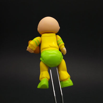 Vintage 1984 Cabbage Patch Kid w FOOTBALL 3.5" Figure Baby Birthday Cake Topper