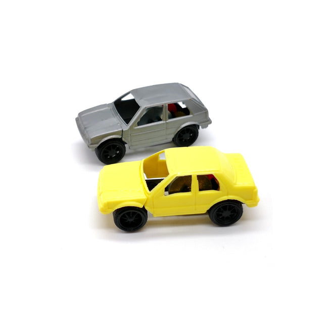 Vintage Promotoys Italy Plastic Toy Cars – 2" Miniature Lot of 2 (Pre-Owned)