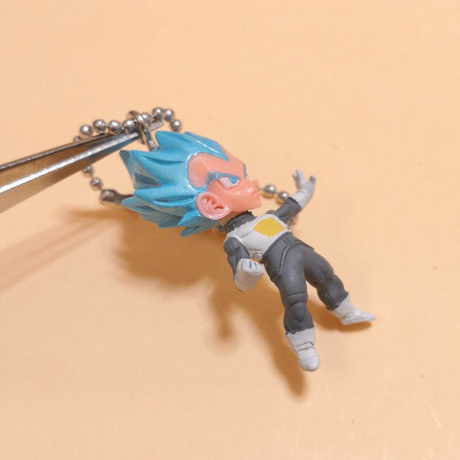 Dragon Ball Super UDM VEGETA KEYCHAIN 1.5" Mini Figure Swing Toy Collectible