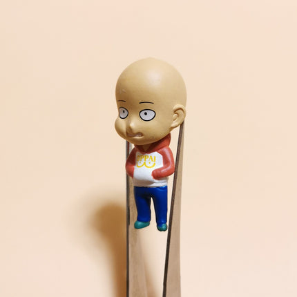 One Punch Man Saitama in Oppai Top 1.5" Charm – Bandai Mini Figure (Pre-Owned)