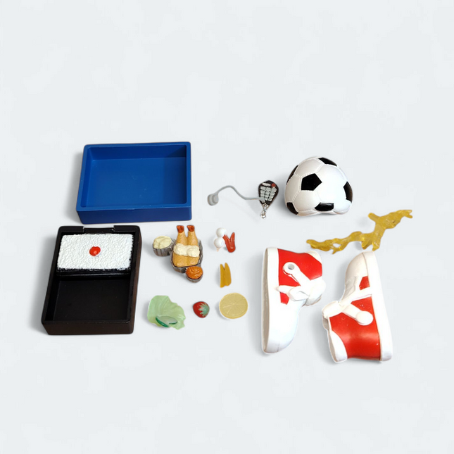 Re-Ment Miniature Sneakers, Soccer Ball & Bento – Detective Conan Every Day Collection 2 (Pre-Owned)