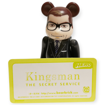 Medicom Bearbrick KINGSMAN HARRY MOVIE HERO 100% be@rbrick Series 36 Toy Figure