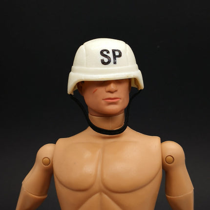 1/6 Scale White "SP" Helmet Shore Patrol – for 12" Figure (Pre-Owned)