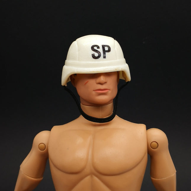 1/6 Scale White "SP" Helmet Shore Patrol – for 12" Figure (Pre-Owned)